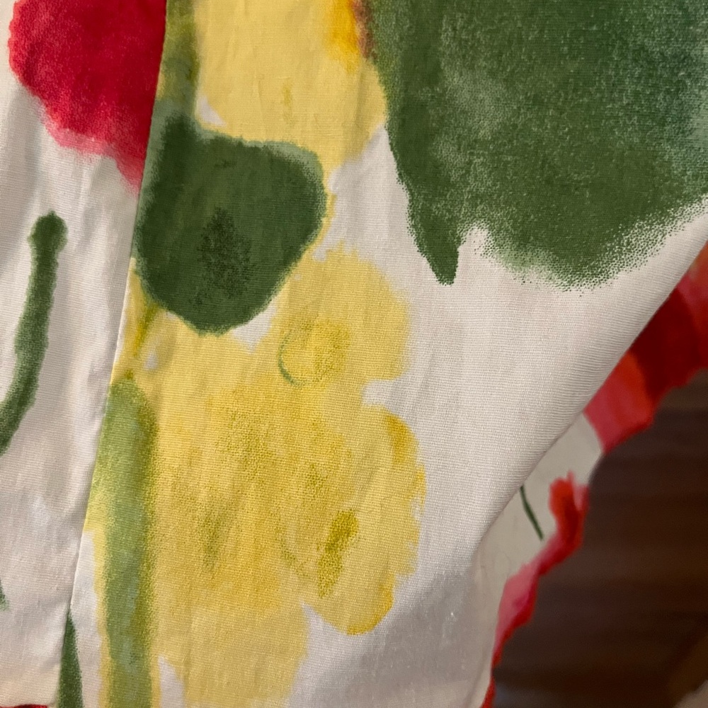 SPEECHLESS Strapless Dress Multicolor watercolor Floral Print Size 13 - Picture 10 of 10